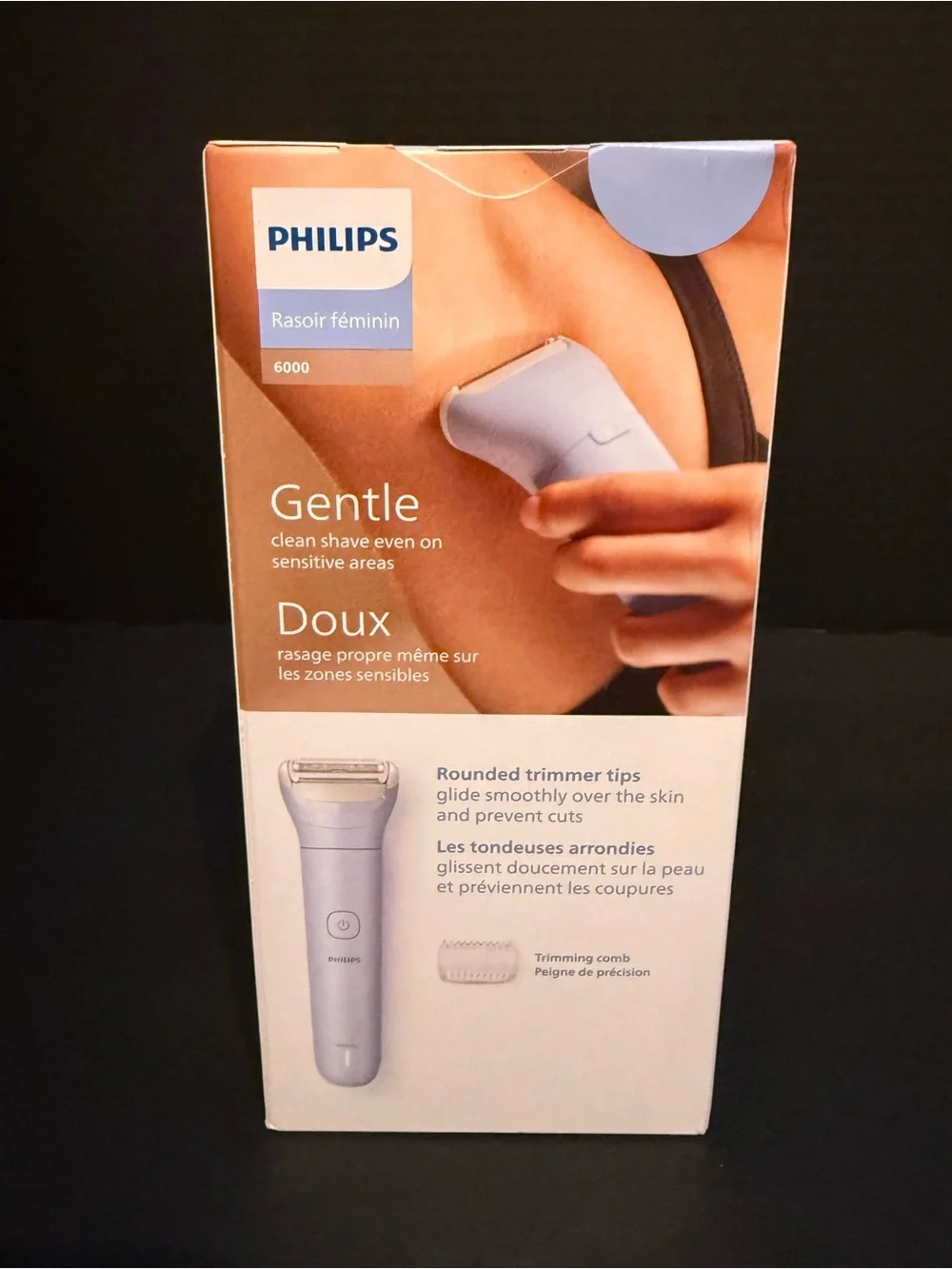 Philips Lady Shaver 6000 - Light Purple and White